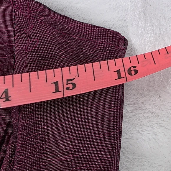 House of Harlow 1960 Shiny Dark Fuchsia Cropped Blazer W/ Cami Womens Medium - Picture 15 of 16